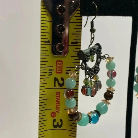 BEADED PIERCED EARRINGS - Picture 6 of 7